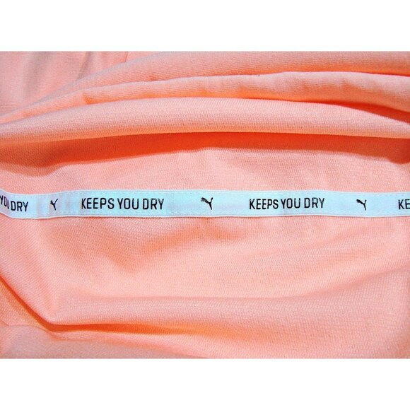Puma Cropped Hoodie Sweatshirt Style# 846115-26 Peachy Pink Women Size Small - Picture 12 of 12